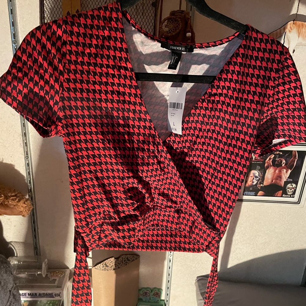 Wrapped crop top